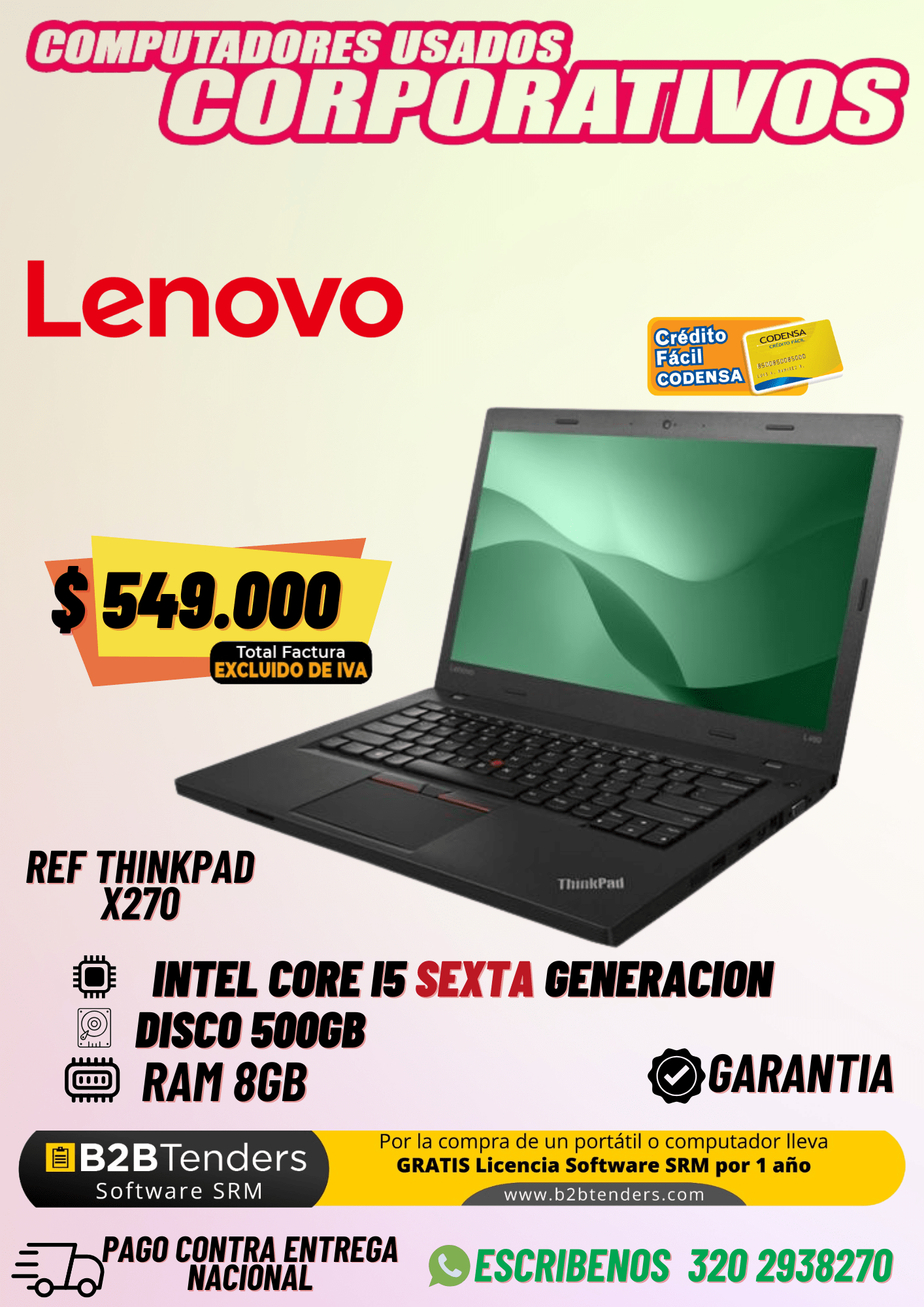 Lenovo X270 Intel® Core™ I5